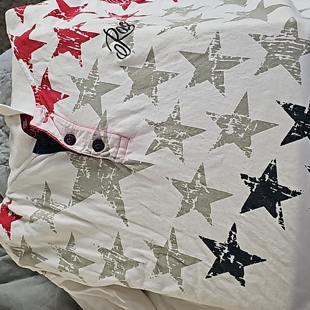 Big & Tall Rocawear 4XB Red, White & Blue Stars